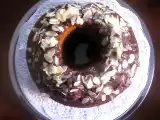 Ricetta Ciambella marmorizzata con glassa al doppio cioccolato e scaglie di mandorle
