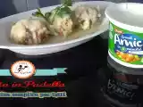 Ricetta Canederli con wurstel allo speck e crema di patate al gorgonzola
