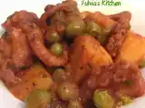 Ricetta Polpo in umido con patate e piselli