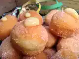 Ricetta Bombette di carnevale con crema all’arancia