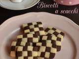 Ricetta Biscotti arlecchino : i biscotti a scacchi
