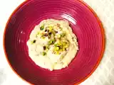 Ricetta Filetti di merluzzo con vellutata di cannellini e granella di pistacchi