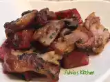 Ricetta Spezzatino di pollo con chorizo e funghi prataioli