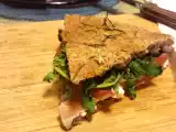 Ricetta Focaccia senza glutine farcita con verdure e prosciutto