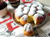 Ricetta Danubio al latte di riso e crema al pistacchio