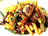 Ricetta Penne con funghi e moscardini