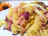 Ricetta Pasta tonno radicchio rosso e mais