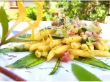 Ricetta Caserecce con pancetta e zucchina