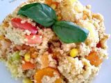 Ricetta Cous cous di tonno verdure mais e pomodorini
