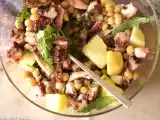 Ricetta Insalata di polpo, patate, ceci e rucola