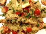 Ricetta Risotto agli scampi e pomodorini