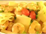 Ricetta Paccheri con gamberetti profumati al limone