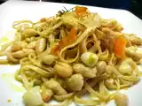 Ricetta Fettuccine integrali con cannellini e bottarga