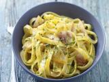 Ricetta Carbonara di pesce spada affumicato