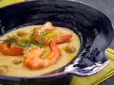 Ricetta Vellutata di ceci e gamberi