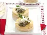 Ricetta Finti vol-au-vent con i funghi