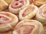 Ricetta Girelle di sfoglia, philadelphia e prosciutto cotto