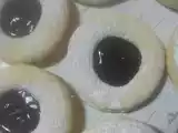 Ricetta Biscotti occhi di bue al cioccolato fondente