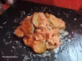 Ricetta Zucchine trifolate al pomodoro con uova e parmigiano