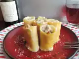 Ricetta Paccheri al forno con philadelphia e salsiccia