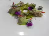 Ricetta Tartare di gamberi con gelo di limone e aria di menta