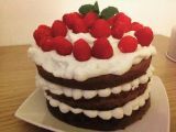 Ricetta Torta al cioccolato senza burro con frosting alla ricotta