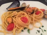 Ricetta Linguine cozze, vongole e pomodorini