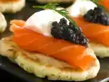 Ricetta Tartine russe salmone e caviale