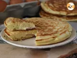 Ricetta Pancake salati con prosciutto cotto e formaggio