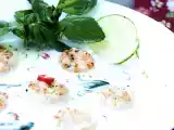 Ricetta Gamberi scottati in zuppetta di lemongrass e latte di cocco