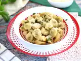 Ricetta Tortellini con prosciutto crudo, parmigiano e basilico fresco