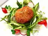 Ricetta Insalata di asparagi con uovo impanato e fritto