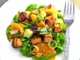 Ricetta Insalata di avocado, arance e tofu