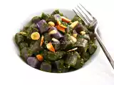 Ricetta Gnocchi di patate viola al pesto di cavolo nero