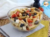 Ricetta Pasta fredda con feta, olive nere e pomodori