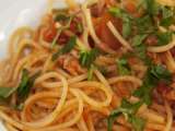 Ricetta Spaghetti col tonno alla romana