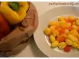 Ricetta Gnocchi con crema di peperoni