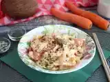 Ricetta Noodles di riso con gamberi, latte di cocco e verdure