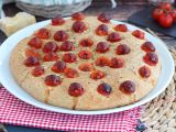 Ricetta Focaccia semintegrale con pomodorini