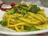 Ricetta Pasta con cime di broccoli e peperoni cruschi
