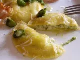 Ricetta Ravioli asparagi e pancetta