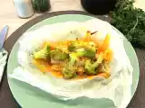 Ricetta Pollo al cartoccio con broccoli e carote