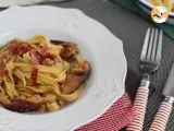 Ricetta Tagliatelle con fichi, pancetta e noci
