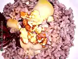 Ricetta Risotto al radicchio con provola e noci