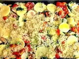 Ricetta Tiella di riso, patate e cozze alla barese