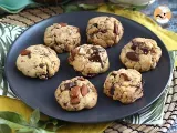 Ricetta Cookies al cioccolato, mandorle e arachidi