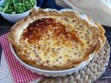 Ricetta Quiche leggera al prosciutto cotto, la torta salata preparata con yogurt bianco