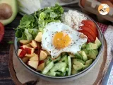 Ricetta Buddha bowl vegetariano - un'insalata equilibrata e colorata