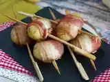 Ricetta Spiedini di patate e pancetta affumicata