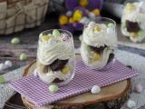 Ricetta Bicchierini di pasqua con brownie e crema al mascarpone